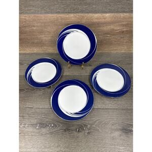 Block Spal Portugal cobalt pearl Jack Price Salad plates 8” ~set Of 4